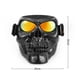 thumbnail image 3 of Mascara Antifaz Calavera Dorada Disfraz Para Halloween, 3 of 5