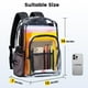 thumbnail image 2 of Mochila transparente Vorspack Heavy Duty de PVC transparente negro, 2 of 3