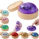 thumbnail image 1 of Juguete antiestrés LEGEOS Dumpling Glitter Squishies con vaporera, 1 of 6