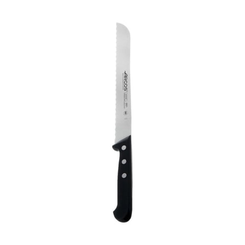 Cuchillo Sierra 20Cm Universal Acero Inoxidable Negro Arcos