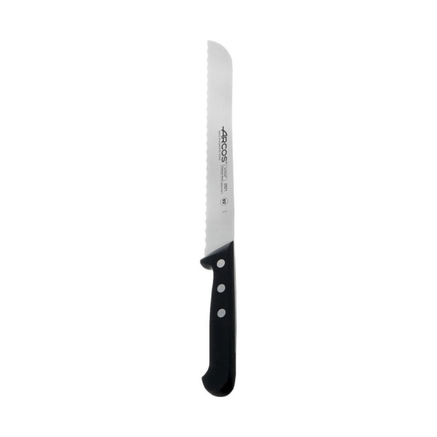Cuchillo Sierra 20Cm Universal Acero Inoxidable Negro Arcos