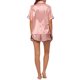 thumbnail image 3 of INSPIRE CHIC Conjuntos de Pijama de Satén para Mujer Ropa de Dormir Tops con Shorts Conjuntos de Salón M Rosa, 3 of 6