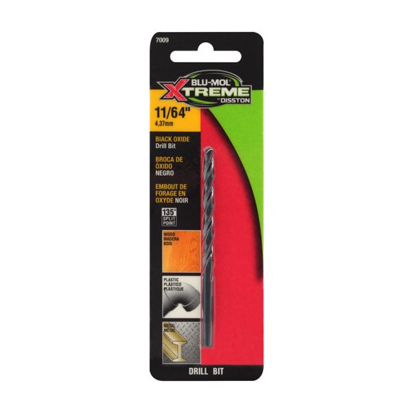 Broca Blu-Mol Xtreme de acero de alta velocidad, 2,38 mm, paquete de 1