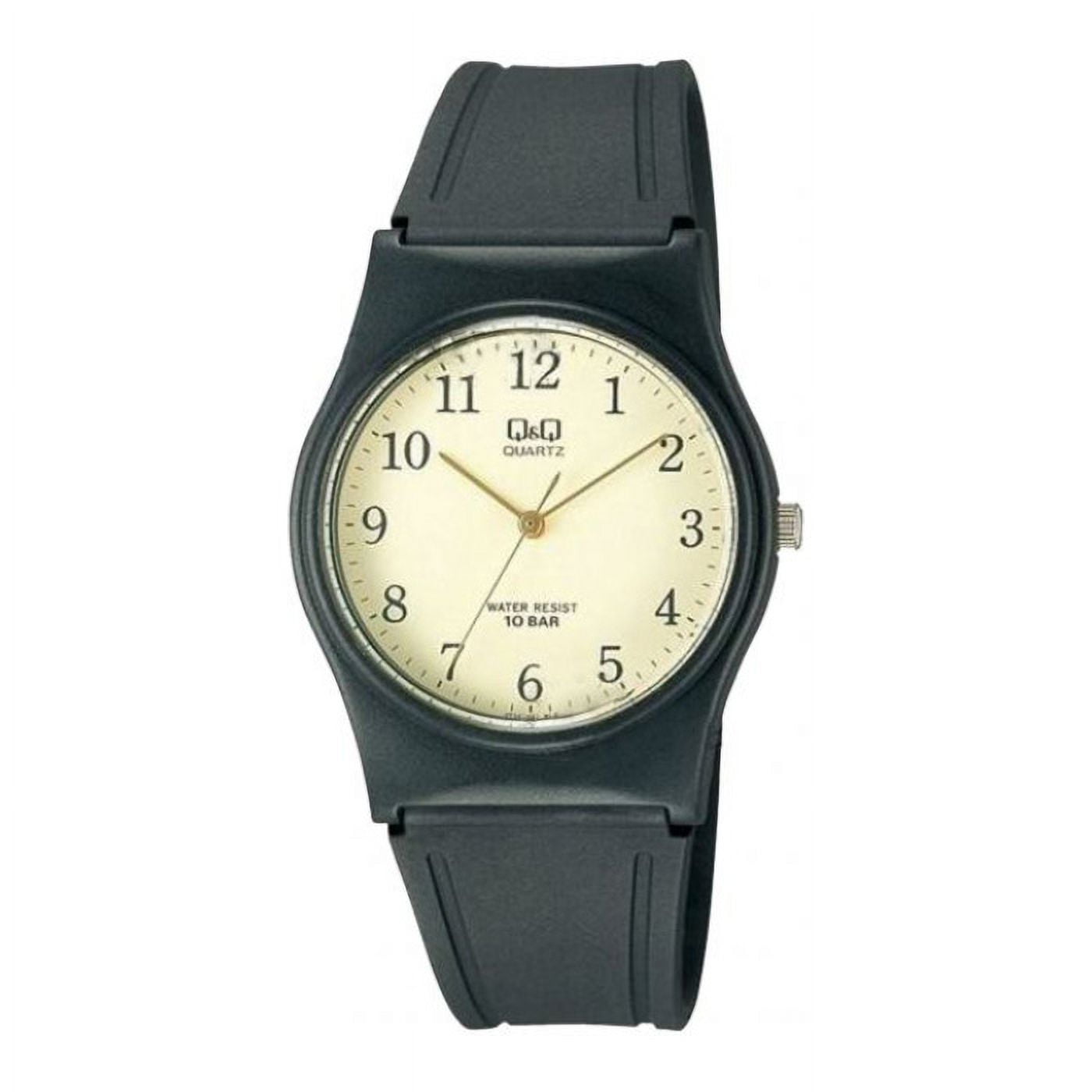 Reloj Análogo Negro Q&q Vp34j001y
