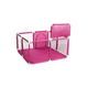thumbnail image 3 of Corral de seguridad para bebés con aro de basket, 128cm, rosa, 3 of 3