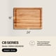 thumbnail image 2 of Tabla de cortar John Boos CB Series, madera de arce, 60 x 45 cm, 1,5 cm, 2 of 9