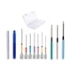 thumbnail image 5 of 12 piezas de kits de perforación de de bordado de bricolaje herramienta de artesanía de enhebradores para adultos, puntada de tapiz, principiant A, 5 of 5
