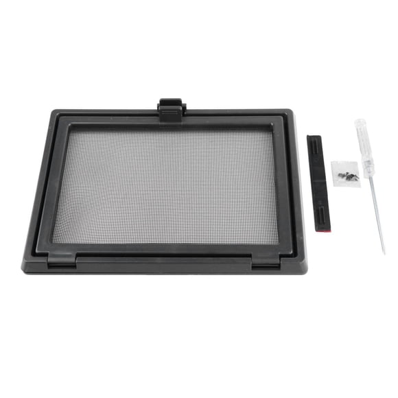 Malla Mosquitera Para Ventana De Oficina En Casa Con Herramienta De Montaje Y Sistema De Solapa Magnética Estilo C