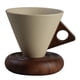 thumbnail image 5 of Taza De Café De Cerámica Con Platillo, Taza De Capuchino Para El Té De La Tarde, Oficina, Cacao S, 5 of 5
