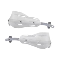 Ioensy - 2 Piezas De Protección Para Manillar De Aleación De Aluminio Para Scooter Atv Blanco