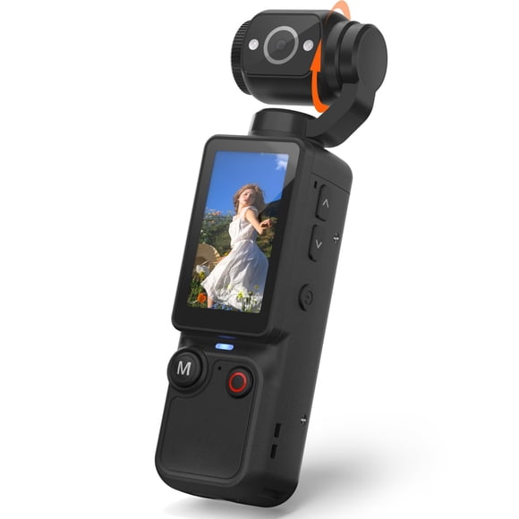 Grabadora de Video W & O 2.5K con Lente Giratorio 180° y 32GB