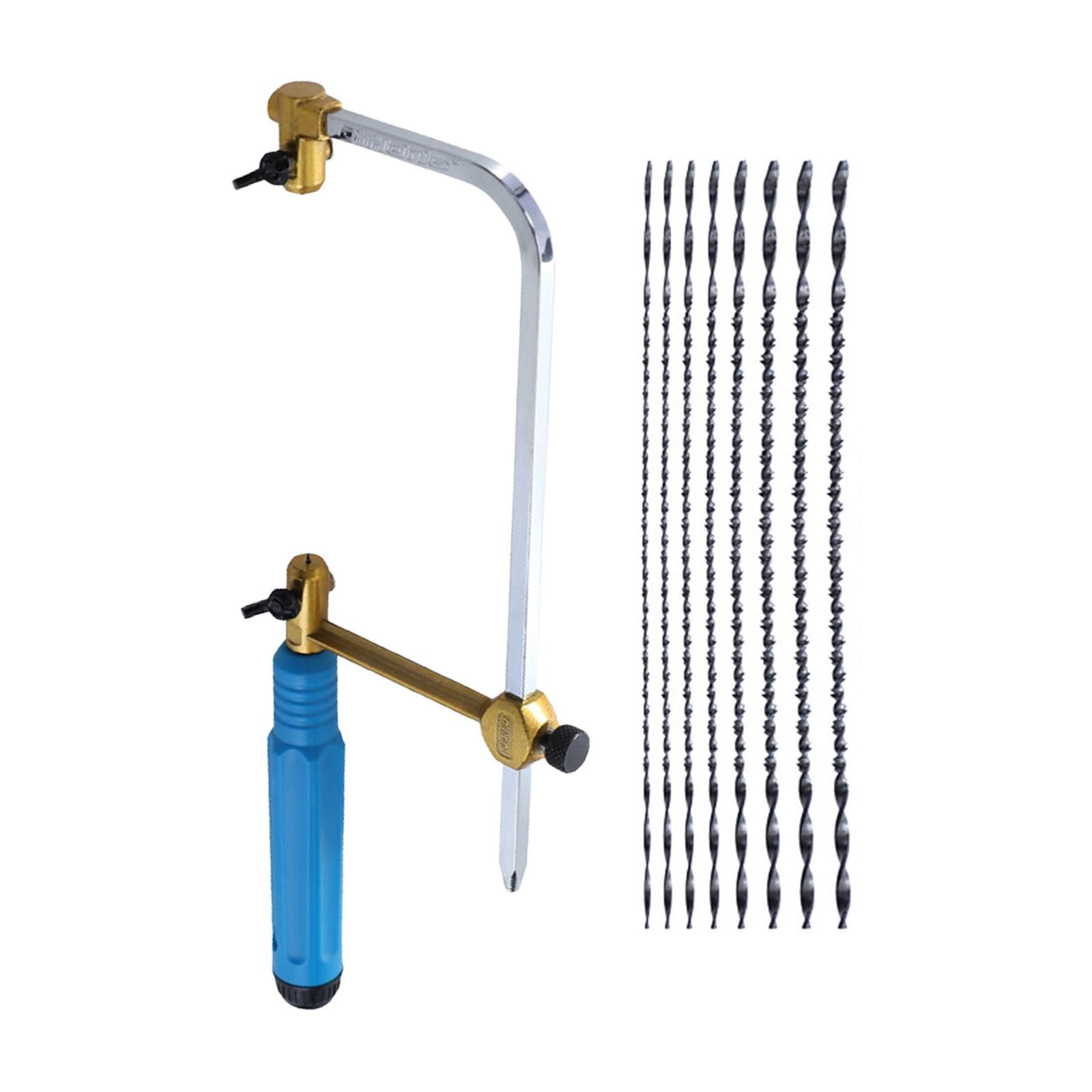 Magideal - Juego De Marco De Para Joyeros, Herramienta De Corte, 16 Cuchillas De Repuesto Ajustables Con Tornillo De Tensión, Manualidades, De