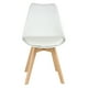 thumbnail image 1 of SILLA DE COMEDOR TULIP ASIENTO ACOLCHADO BLANCO, 1 of 3