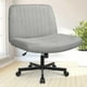 thumbnail image 1 of Escritorio de oficina sin brazos Chair NEO CHAIR Criss Cross, tela gris, 1 of 3