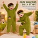 thumbnail image 2 of Pijama Sachie Mono de Monstruo Adulto Verde Divertido, 2 of 7