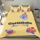 thumbnail image 1 of GoNoodle Conjunto de sábanas temático, trío de piezas, cómodo y amigable con la piel, diseño único, regalo de decoración para el hogar para familiares, amigos y fans, 90 cm * 190 cm, 1 of 6