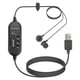 thumbnail image 3 of Auriculares USB ECS WordSmith con Reducción de Ruido y Pedal de Pie, 3 of 9