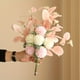 thumbnail image 1 of Beautiful Artificial Chrysanthemum Bouquet with Eucalyptus Leaves - Perfect for Home Decor, Weddings, and Holidays!, 1 of 4