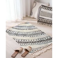 Tengfei - Alfombra De Lino 60X90 Con Tufting