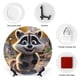 thumbnail image 3 of Plato Decorativo de Porcelana Fina Mapache Desmarcar 15 cm, 3 of 6