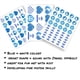 thumbnail image 4 of Juego de pegatinas Joyful Artistry con la bandera de Israel, 450 unidades, para niños, 4 of 9
