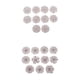 thumbnail image 1 of 20 Piezas Perla Rhinestone Flor Botón Cristal Flatback Adornos Decoraciones, 1 of 3