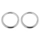 thumbnail image 4 of 2x Boat Marine 304 Acero Inoxidable Pulido O Ring Soldado Liso 10x80mm, 4 of 5