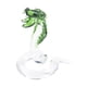 thumbnail image 2 of Adorno De Estatua De Serpiente Cobra Pequeña De Cristal, Accesorio De Mesa Para Entrada, Color Verde, 2 of 5