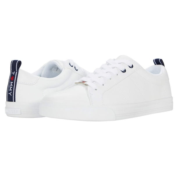 Zapatilla Tommy Hilfiger Lila para mujer, color blanco, talla 9