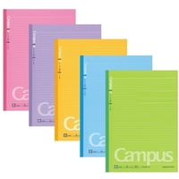 Cuaderno Kokuyo Campus Semi-B5, Paquete De 5, 6 Mm, Rayado, 30 Hojas