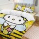 thumbnail image 2 of Hello Kitty Bee 3 Pieces Duvet Cover Set Full Size Super Soft Fade Resistant Microfiber, 2 of 4
