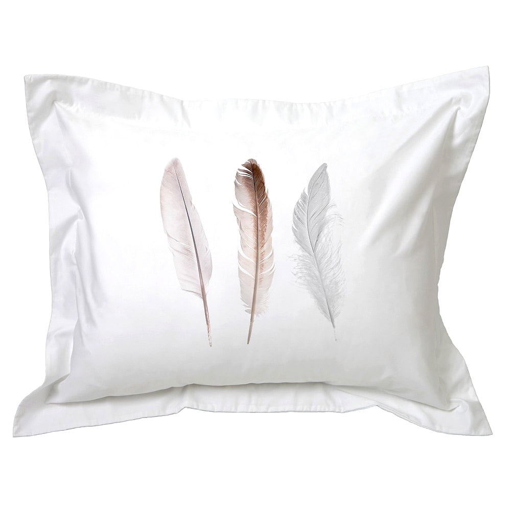 Tuyo Print - Funda De Almohada - - Plumas