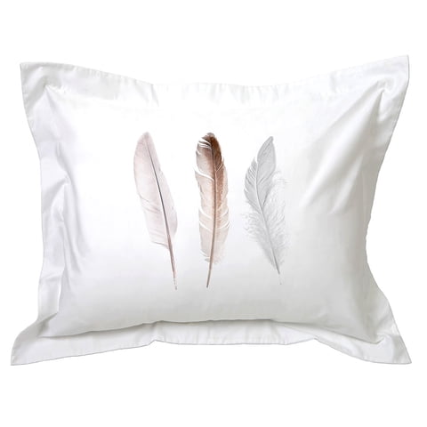 Tuyo Print - Funda De Almohada - - Plumas