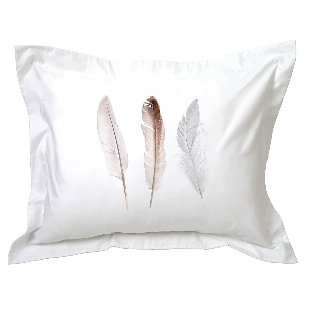 Tuyo Print - Funda De Almohada - - Plumas