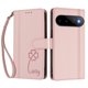 thumbnail image 3 of Funda Cartera Trébol para Google Pixel 11 Pro con Ranuras Tarjetas y Carga Inalámbrica Rosa, 3 of 6
