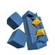 thumbnail image 2 of Sofa Dos Cuerpos Mas Pouf Lino Indigo, 2 of 3