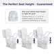 thumbnail image 3 of Asiento De Inodoro Elevado Preserve Tech Con Asas, 3 of 7