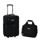 thumbnail image 1 of Juego de equipaje Rockland Fashion Softside Upright de 2 piezas negro, 1 of 5
