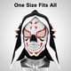 thumbnail image 2 of Máscara de Lucha Libre con Capucha de Calavera – Artisans Bazaar – Talla Adulto, 2 of 6