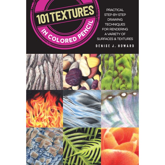 101 texturas en lápiz de color: técnicas paso a paso