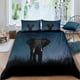 thumbnail image 1 of x867 Bed SheetsAfrican Wildlife Elephant Duvet Cover African Tropical Grassland Scene Theme Bedding Bedroom Decoration for Women Men Kids 3-Piece Bedding Set (1 Duvet Cover + 2 Pillow Shams) nj867, 1 of 5