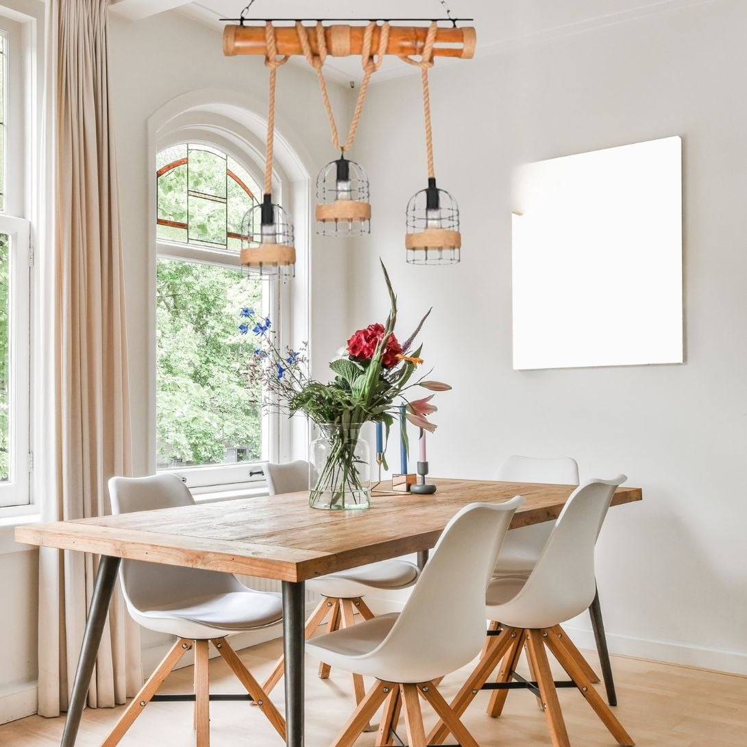 Genérico - Lampara Colgante Vintage Loft Artesanal Bar Restaurant Lau