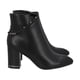 thumbnail image 2 of Botin Casual Mujer Negro/Plata Taco Medio Tini Police, 2 of 5