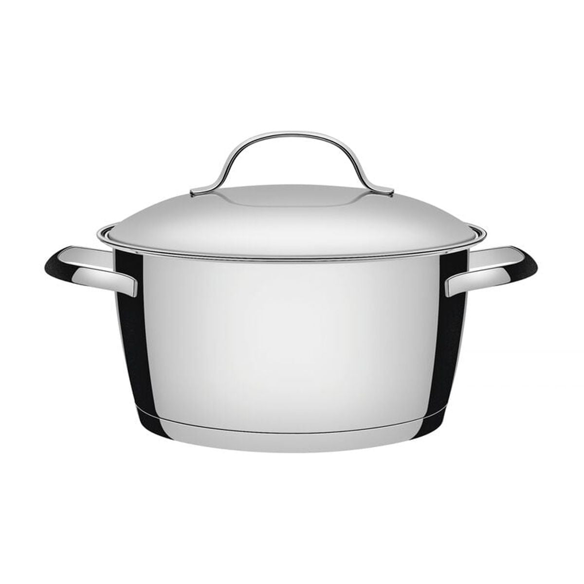 Cacerola En Acero Inox. De 18 Cm Y 2,2 L Tramontina Allegra.