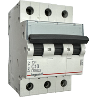Interruptor Automatico Trifasico 3X10A 6Ka Curva C - Legrand
