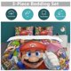 thumbnail image 5 of Super Mario 3-Piece Comforter Set for Bedroom Super Mario Bedding Set for Kids Adults Soft Microfiber Duvet Cover Set with Zipper Closure, 5 of 5