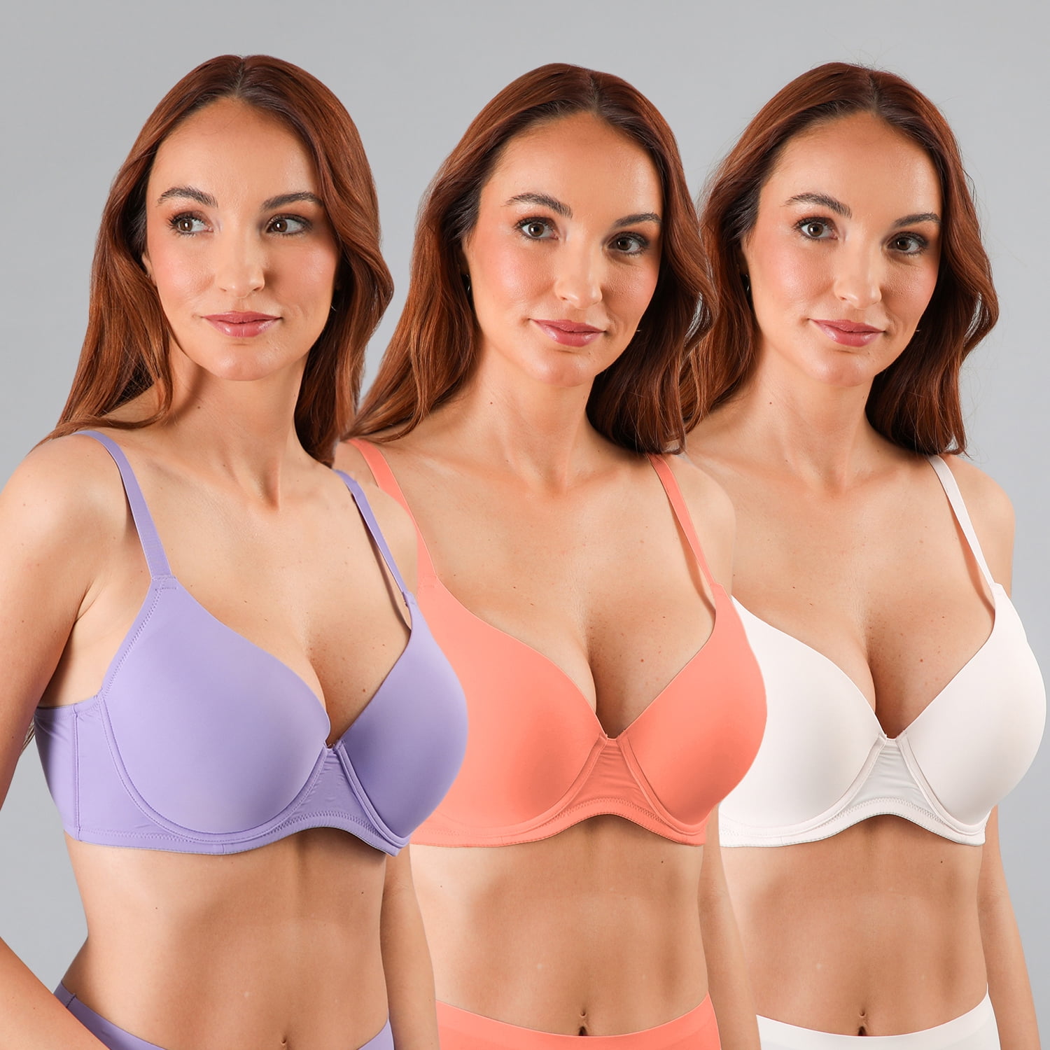 Pack 3x Sosten Perfect Cover Flores Mujer 25621-172