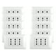 thumbnail image 1 of Pack 10 Tomacorriente Triple 10/16A 250V Blanco, 1 of 5