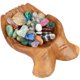 thumbnail image 1 of Cuenco Curawood de Madera con Manos, Natural, Tamaño Grande, 1 of 9