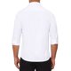 thumbnail image 3 of INSPIRE CHIC Camisa de Hombre Inspirada Cuello de Punto Manga Larga Botón Color Sólido Camisa de Vestir de Negocios XL Blanco, 3 of 5